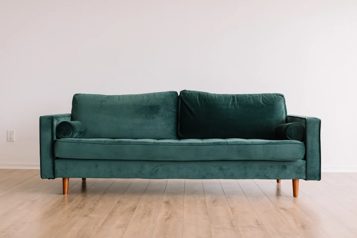 Modern furniture in a showroom